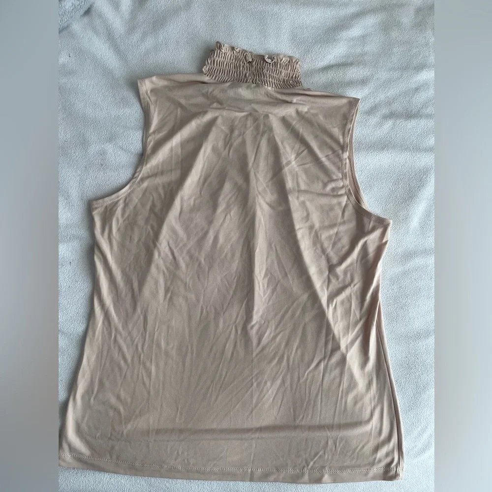 SERENADE RUFFLE HIGH NECK TANK - Picture 2 of 4